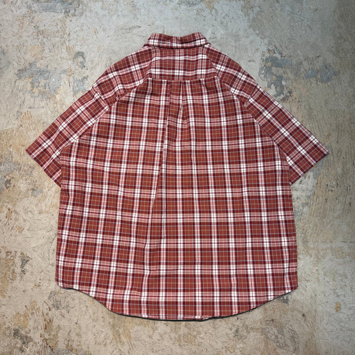 古着 carhartt/ カーハート/ ボタンダウン半袖シャツ/ チェック柄/ サイズXL