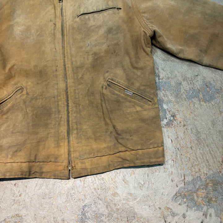 古着 80's〜90's carhartt/ カーハート/ デトロイトジャケット/ ダック地/ 裏地ブランケット/ チェック/ サイズM~L相当