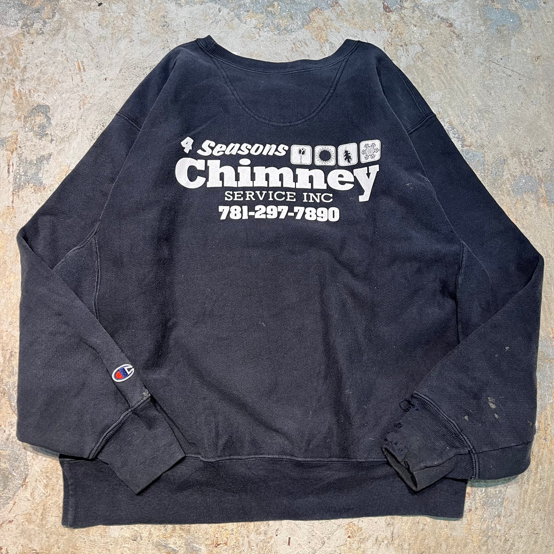 古着 00's Champion/チャンピオン/Crewneck sweat/クルーネックスウェット/企業ロゴ/サイズL相当