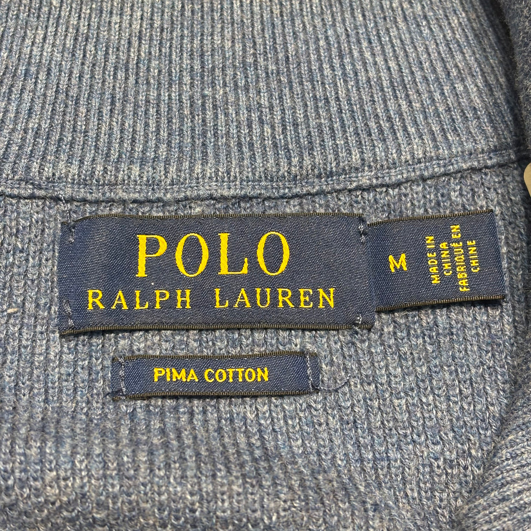 古着 POLO by Ralph Lauren/ ポロ バイ ラルフローレン/ ハーフジップニットセーター/ サイズM