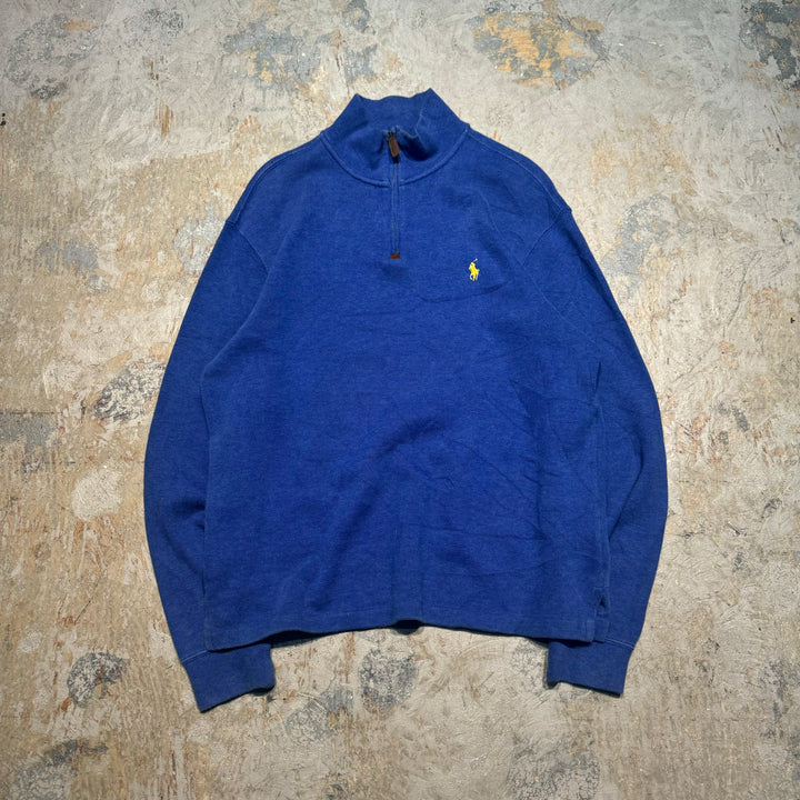 古着 POLO by Ralph Lauren/ ポロ バイ ラルフローレン/ ハーフジップニットセーター/ サイズM