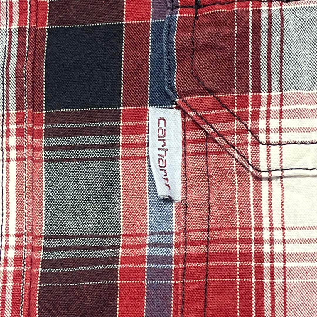 #4368 古着 Carhartt/カーハート/Long Sleeve Button Down Shirt/長袖ボタンダウンシャツ/チェック柄/RELAXED  FIT/リラックスドフィット/サイズXL