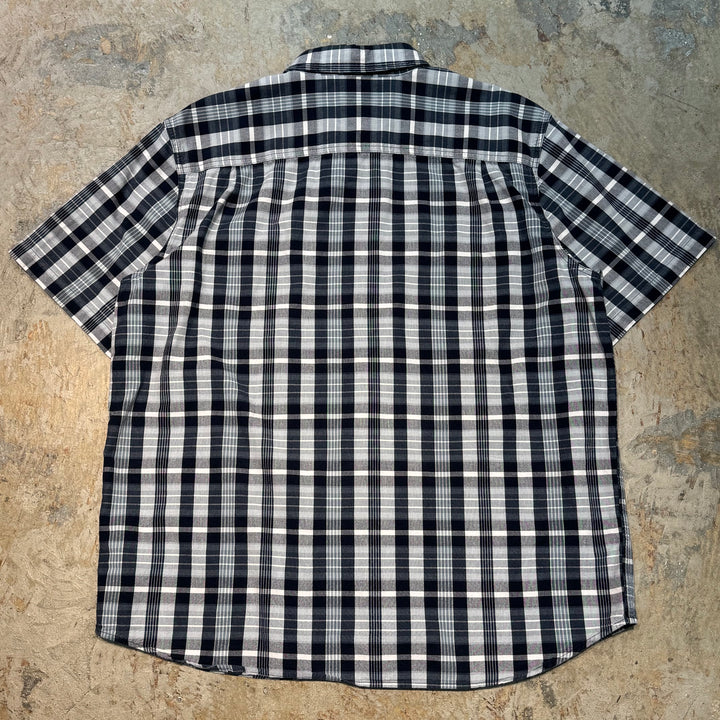 古着 carhartt/ カーハート/ ボタンダウン半袖シャツ/ チェック柄/ サイズXL