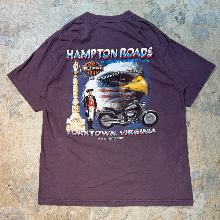 古着 USA製 Harley-Davidson/ハーレーダビッドソン/ プリントTシャツ/ サイズL