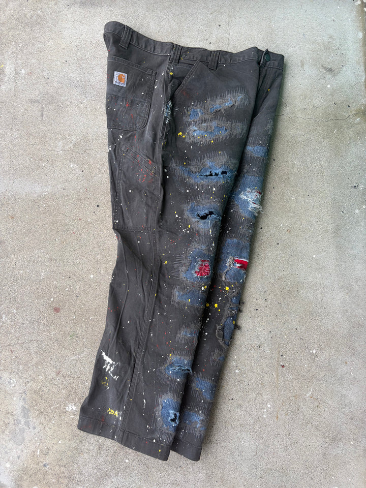 Carhartt Distressed Duck Painter Pants W38 L30