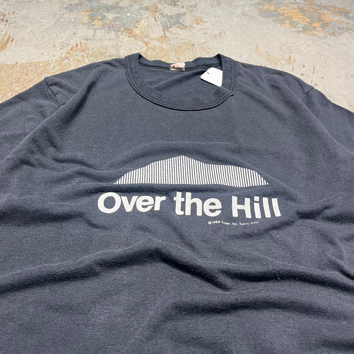#4726 古着 86's trisar inc/ヴィンテージ シングルステッチ Tシャツ/カナダ製/OVER THE HILL/サイズM