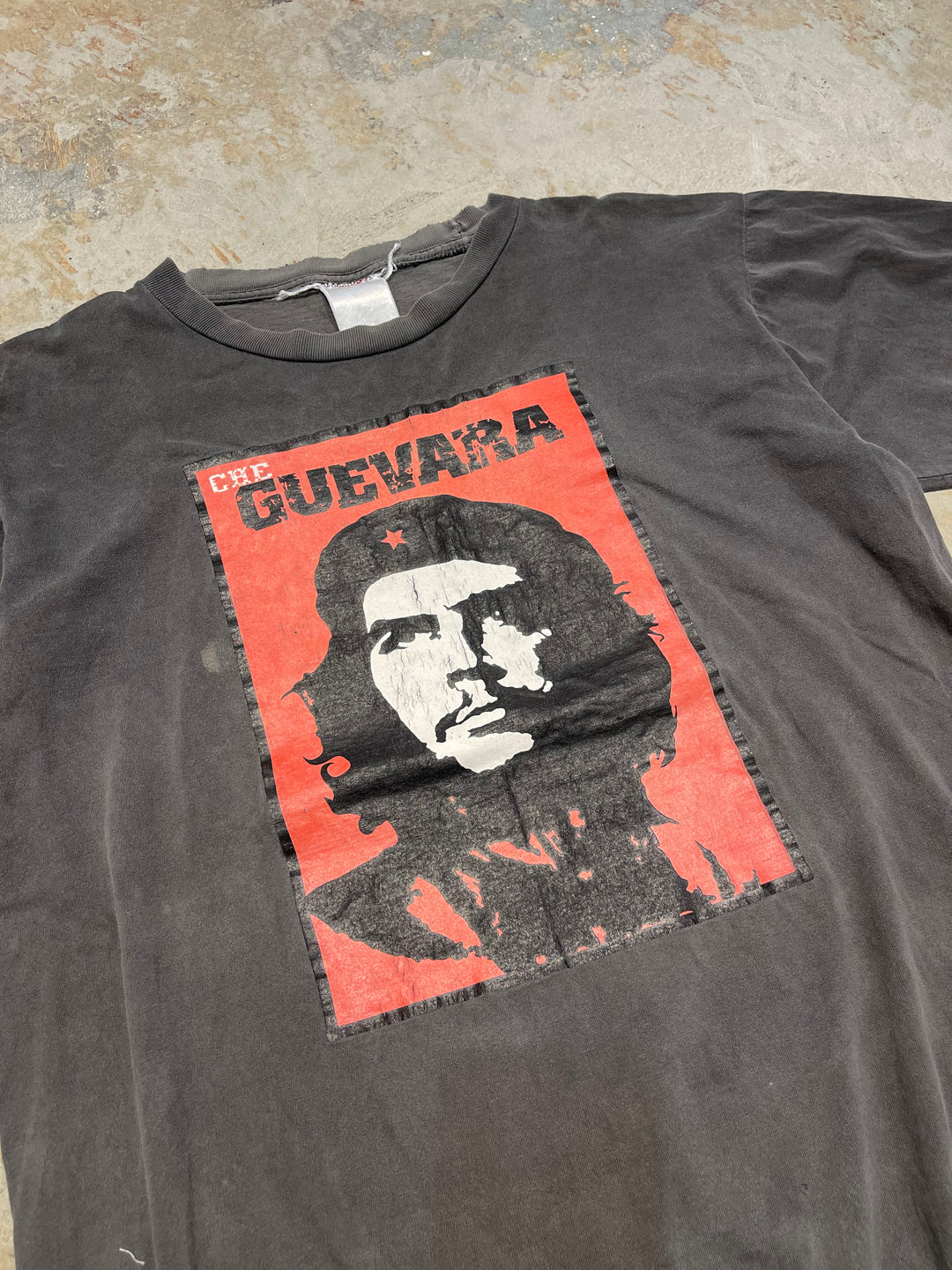 #MA154 古着 90's CHE GUEVARA/チェ･ゲバラ / 元キューバ産業大臣 / ヴィンテージ シングルステッチ プリントTシャツ/サイズXL相当