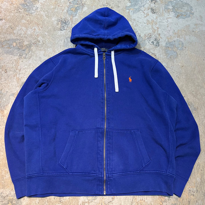 古着 POLO by Ralph Lauren/ ポロラルフローレン/ジップアップパーカー/ダブルフェイス/サイズXXL