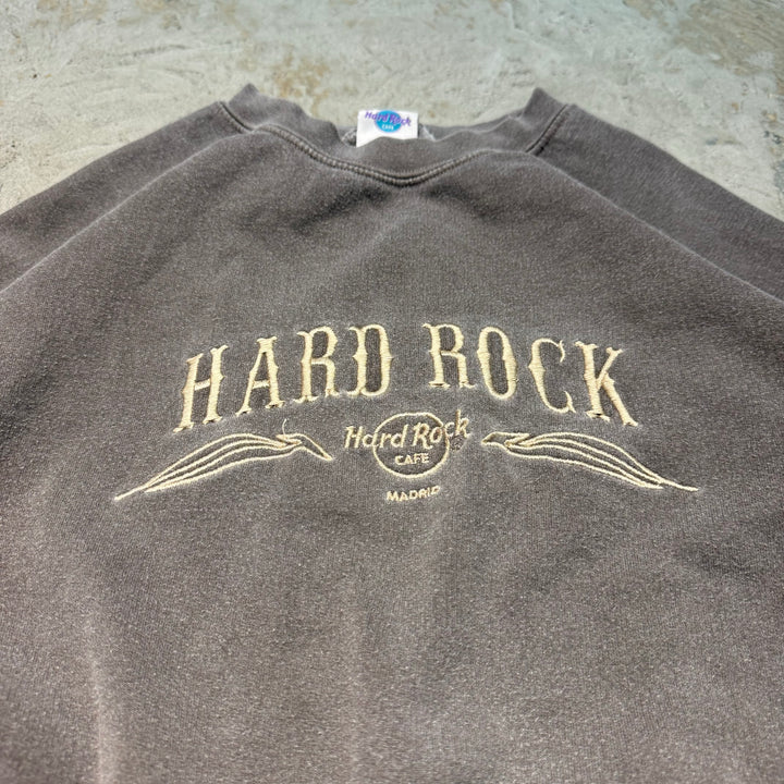 古着 Hard Rock Cafe×PACSUN/ハードロックカフェ/クルーネックスウェット/ サイズL