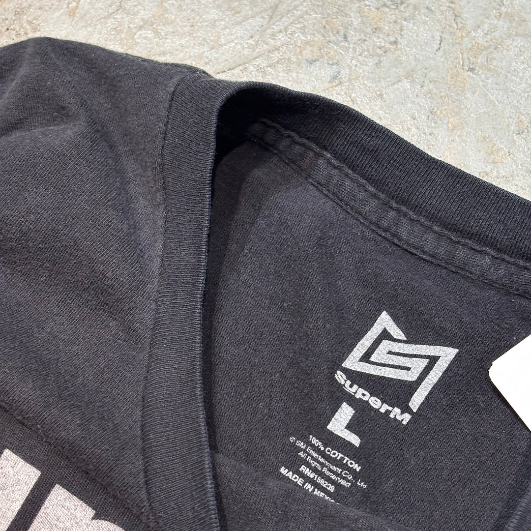 古着 SuperM/ スーパーエム/ アーティストTシャツ/ サイズL