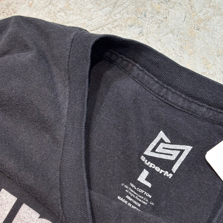 古着 SuperM/ スーパーエム/ アーティストTシャツ/ サイズL