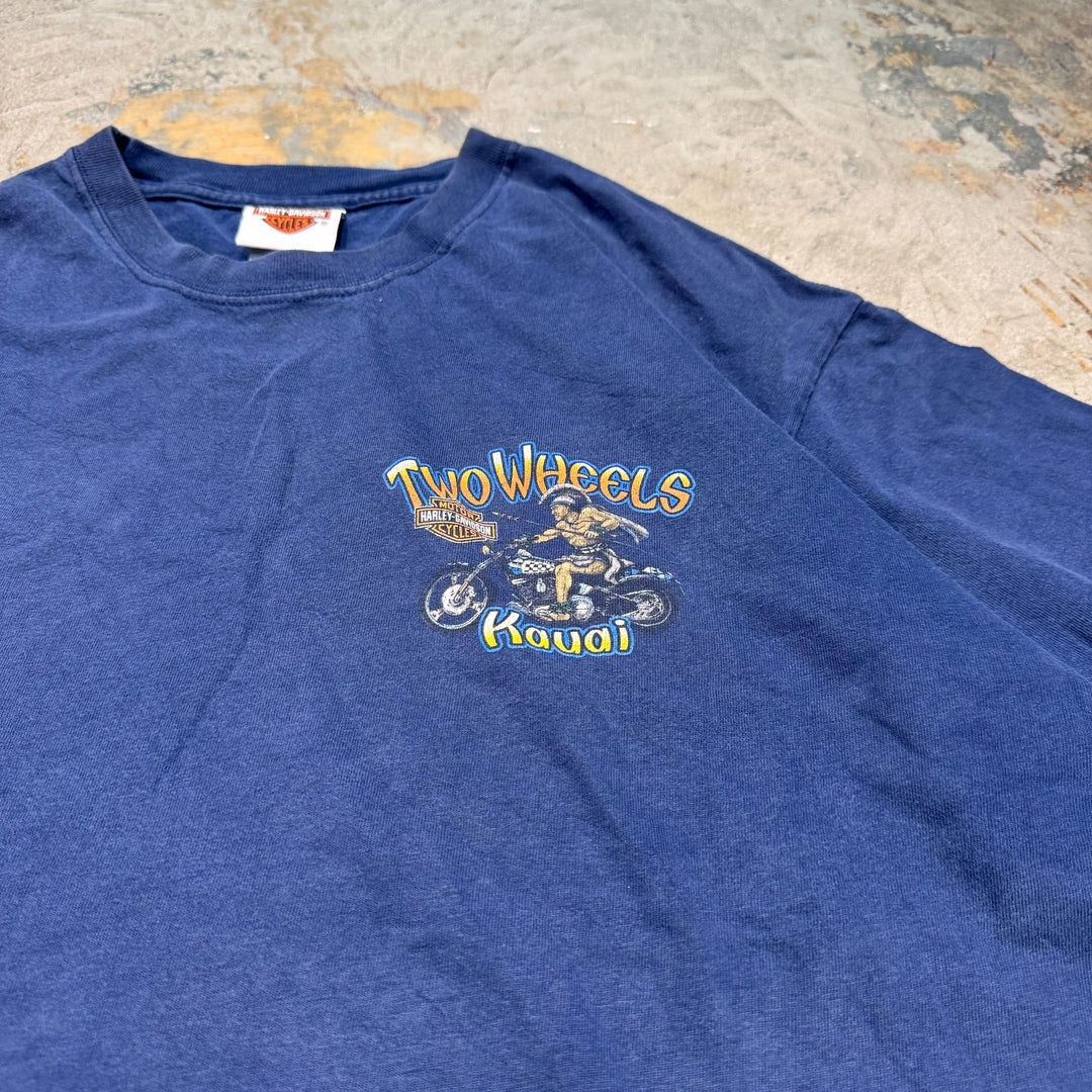 古着 USA製 Harley-Davidson/ハーレーダビッドソン/ プリントTシャツ/ サイズL