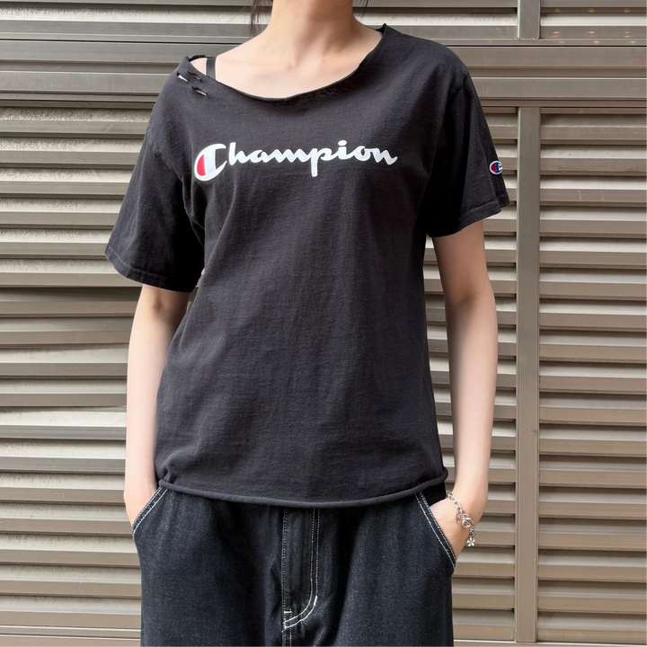 古着 Champion/ チャンピオン/ プリントTシャツ/ サイズM
