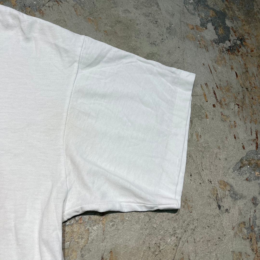 古着 A.C.L.E.島々/ヴィンテージ シングルステッチ プリントTシャツ/サイズM