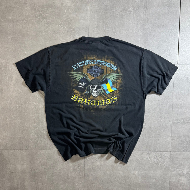 古着 Harley-Davidson ハーレーダビッドソン プリントTシャツ アメカジ サイズXL