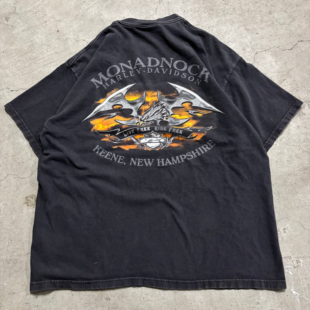 古着 USA製 Harley-Davidson/ハーレーダビッドソン/ プリントTシャツ/ サイズXL