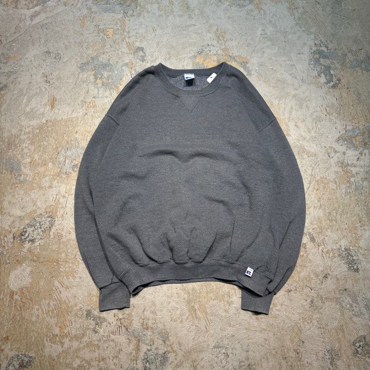 古着 90's RUSSELL ATHLETIC/ ラッセルアスレチック/ ブランククルーネックスウェット / サイズXL