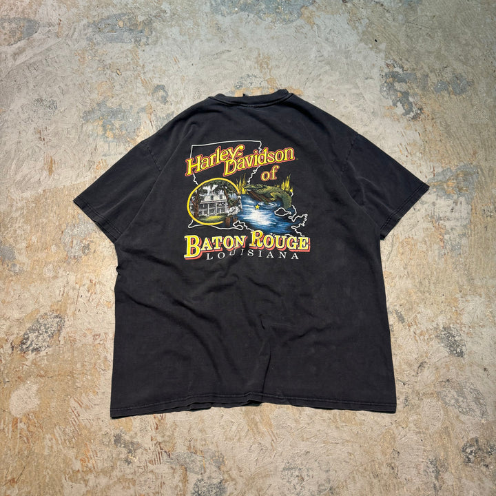 古着 USA製 Harley-Davidson/ハーレーダビッドソン/ プリントTシャツ/ サイズXXL
