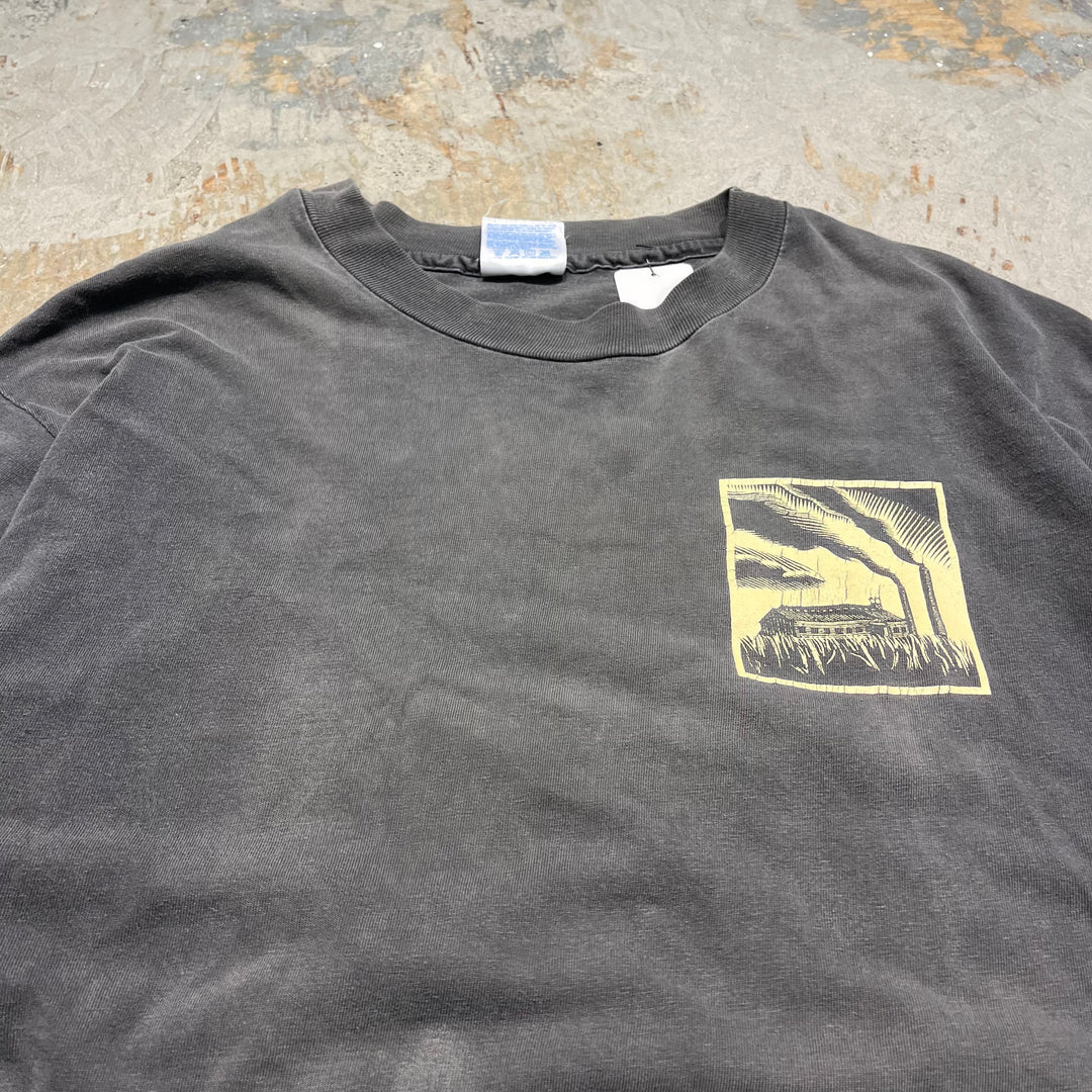 古着 90's~ ヘインズ/"plantation days"/農業/ヴィンテージ シングルステッチ プリントTシャツ/サイズL