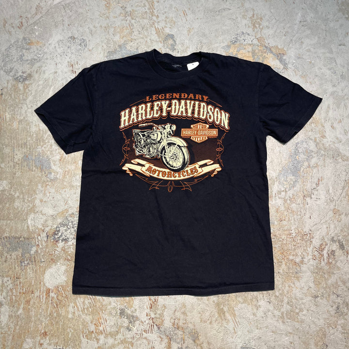 #4498 古着 Harley-Davidson/ハーレーダビッドソン/short sleeve print t-shirt Tee/半袖プリントTシャツ/サイズL相当