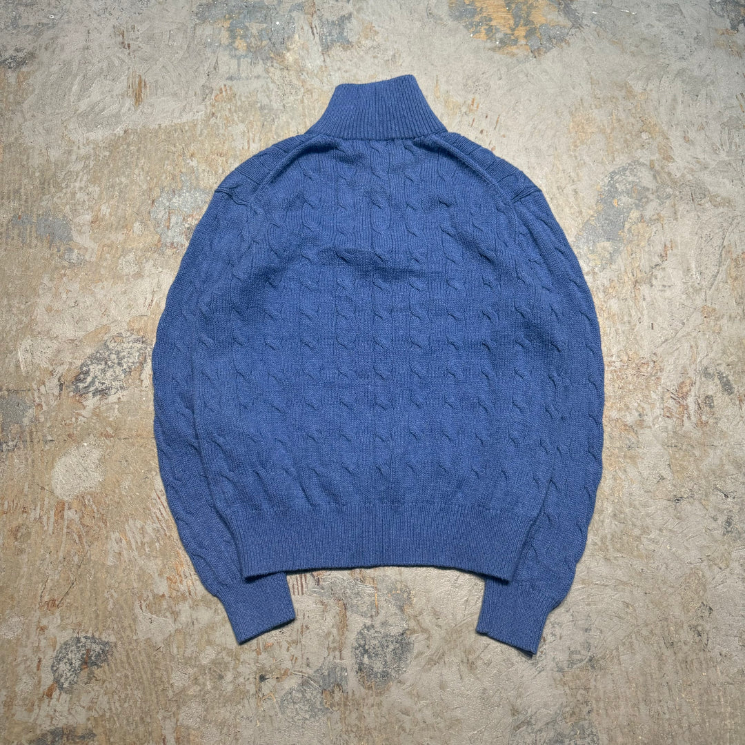古着 POLO by Ralph Lauren/ ポロ バイ ラルフローレン/ ハーフジップニットセーター/ サイズS