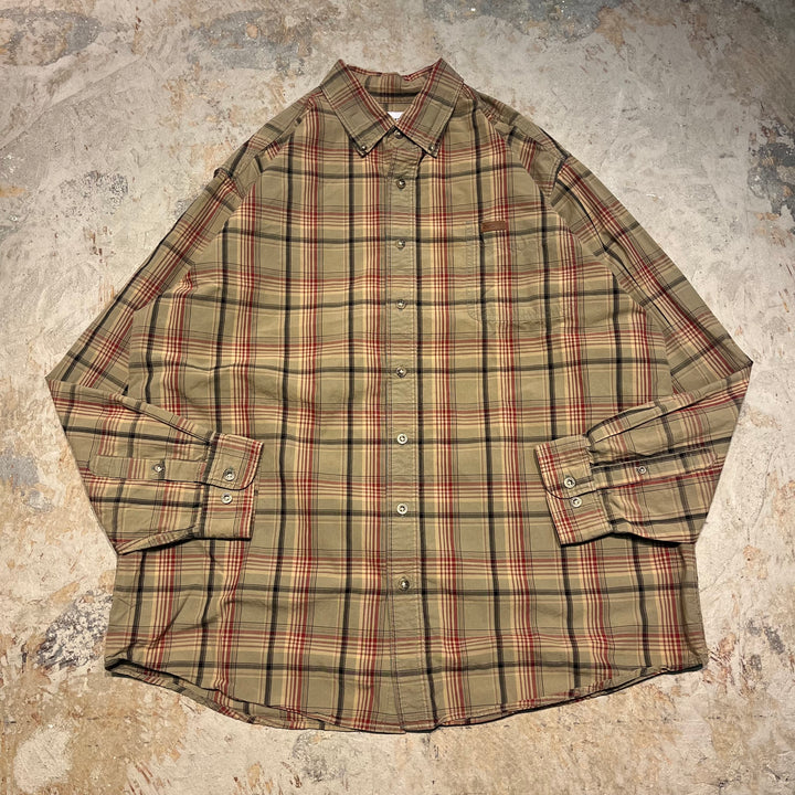 #4364 古着 Carhartt/カーハート/Long Sleeve Button Down Shirt/長袖ボタンダウンシャツ/Check/チェック/サイズXL