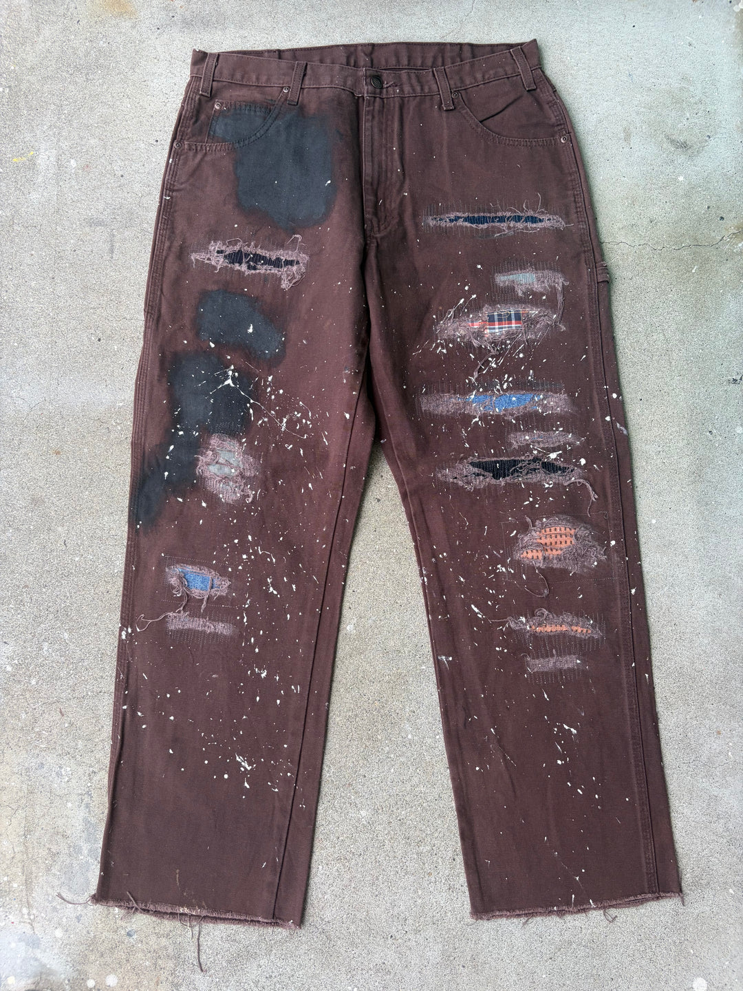 Dickies Distressed Duck Painter Pants W35 L31