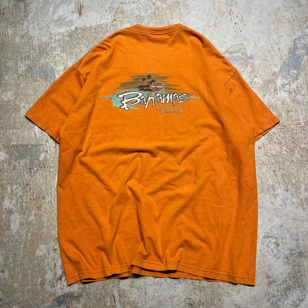 #4452 古着 Harley-Davidson/ハーレーダビッドソン/short sleeve t-shirt Tee/半袖Tシャツ/シングルステッチ/MADE IN U.S.A/サイズXL