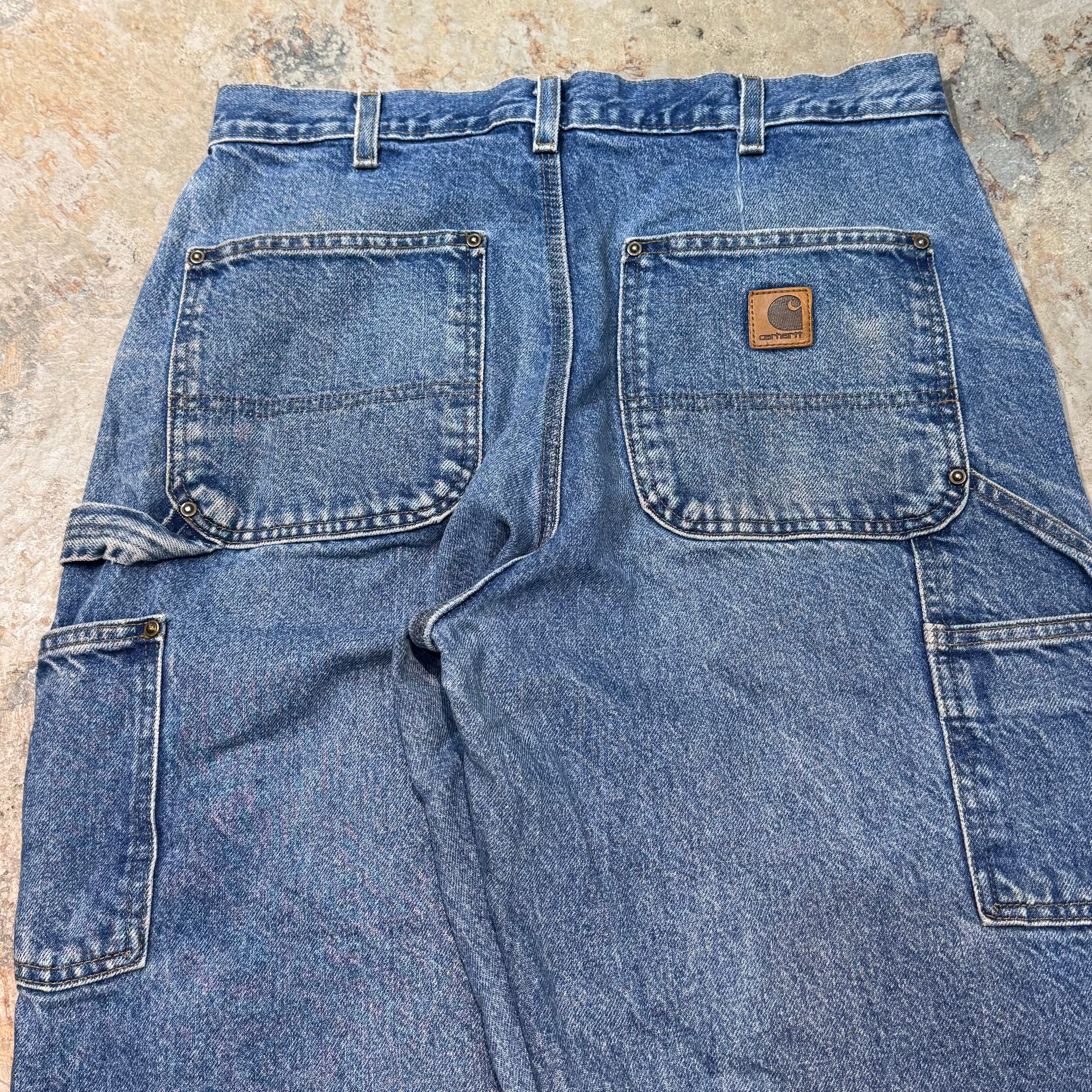 古着 Carhartt/ カーハート/ ダブルニーデニムペインターパンツ/ 実寸