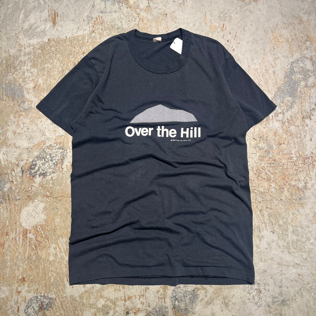 #4726 古着 86's trisar inc/ヴィンテージ シングルステッチ Tシャツ/カナダ製/OVER THE HILL/サイズM