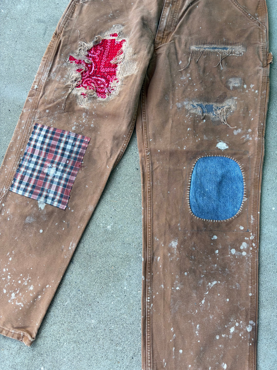 Carhartt Sashiko Patchwork Duck Painter Pants W36 L32