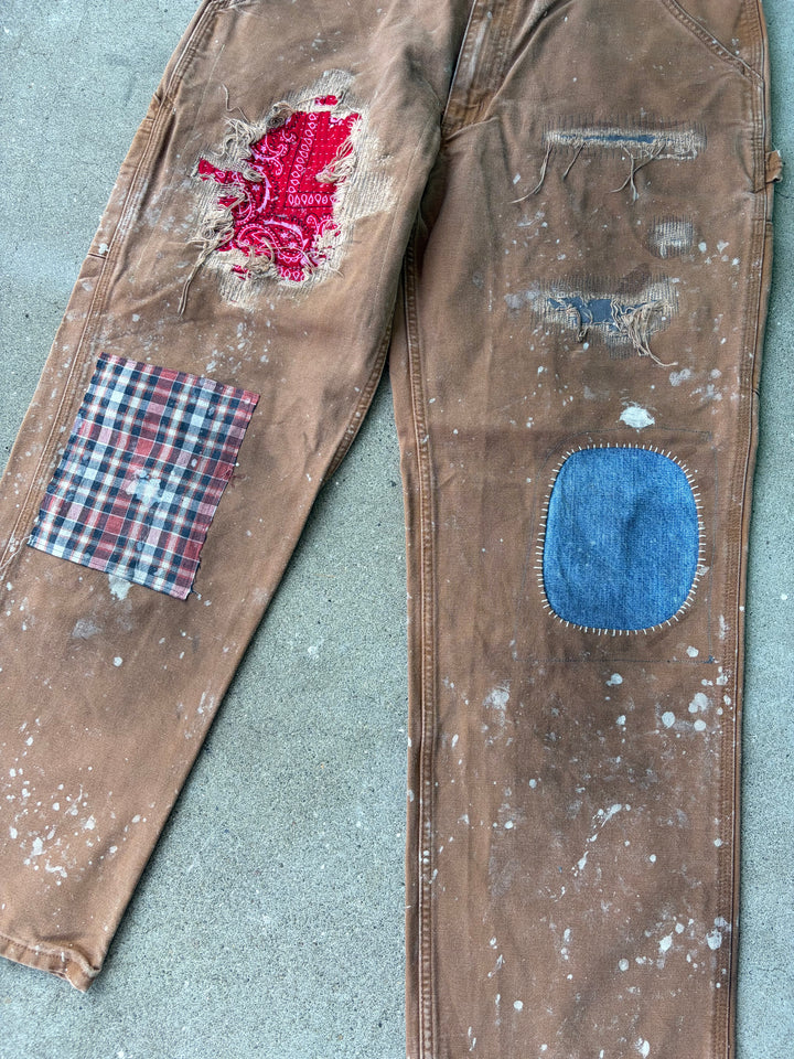 Carhartt Sashiko Patchwork Duck Painter Pants W36 L32