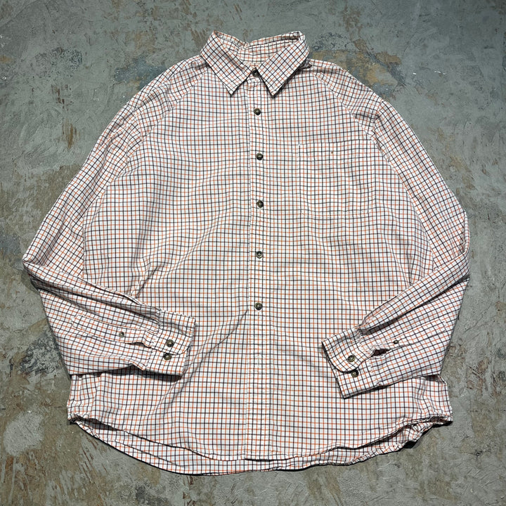 #4369 古着 Carhartt/カーハート/Long Sleeve Button Down Shirt/長袖ボタンダウンシャツ/チェック柄/サイズXL