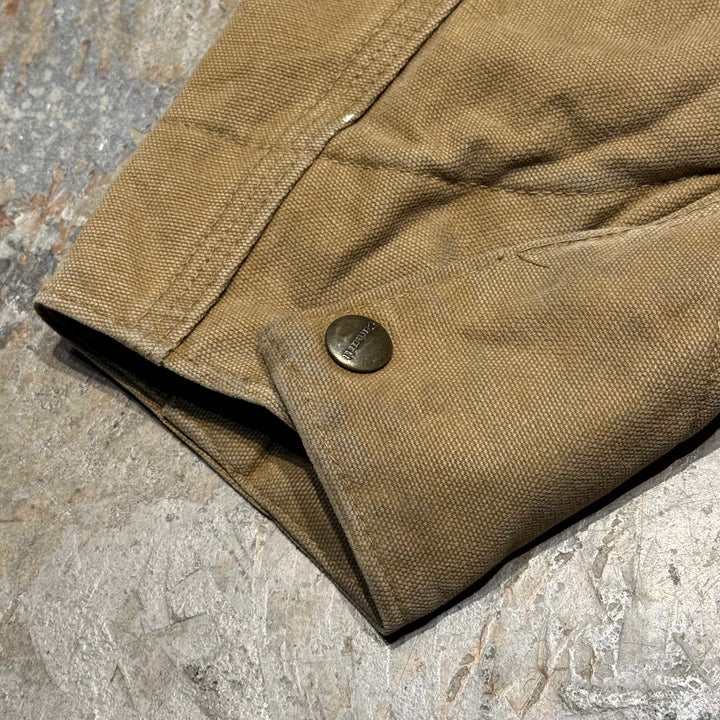 古着 USA製 carhartt/ カーハート/ デトロイトジャケット/ ダック地/ 裏地ブランケット/ サイズL
