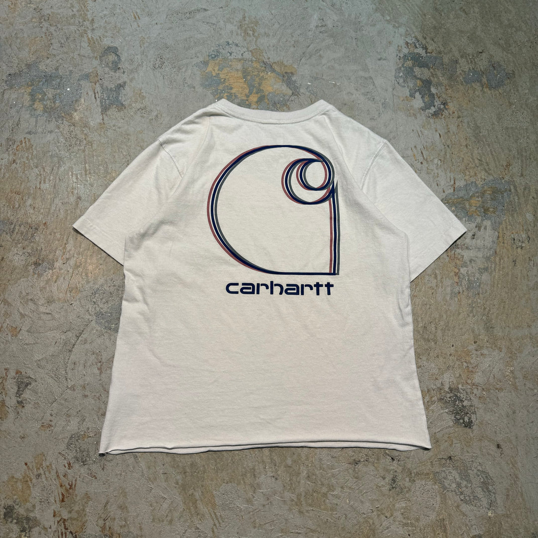 古着 Carhartt/ カーハート/ ポケット ロゴ Tシャツ/ サイズS