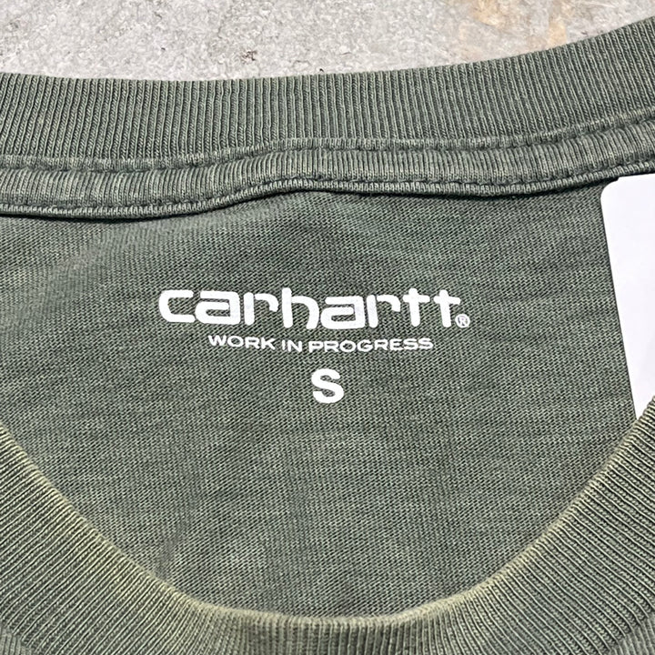 古着 Carhartt/ カーハート/ ポケット ロゴ Tシャツ/ サイズS