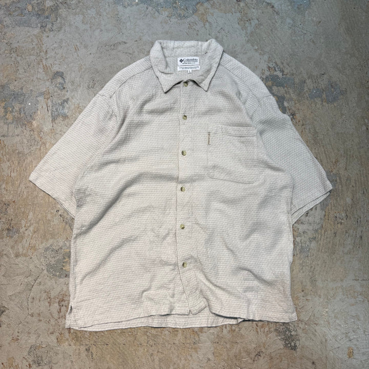 古着 Columbia/ コロンビア/ 半袖シャツ/ チェック柄/ サイズL