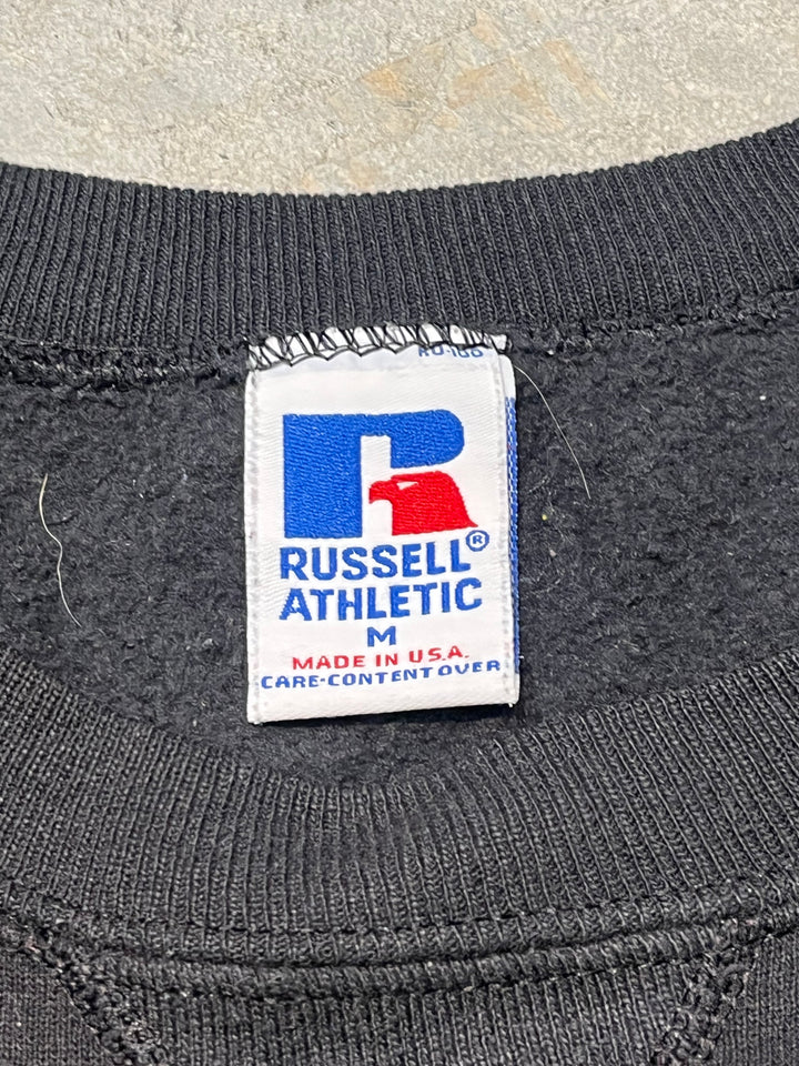 古着 USA製 90's RUSSELL /ラッセル/ブランククルーネックスウェット/無地/サイズM