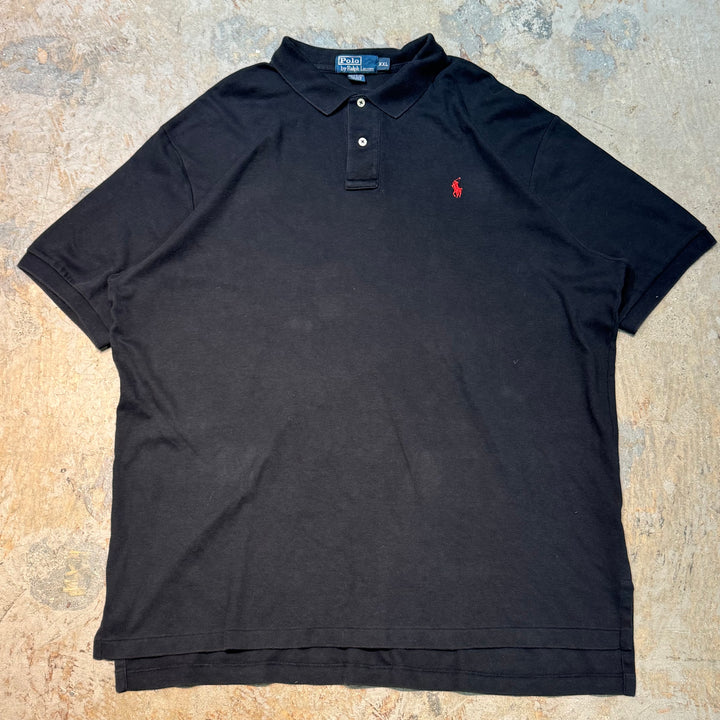古着90's~ polo by ralph lauren/ポロ バイ ラルフローレン/ 半袖ポロシャツ/ サイズXXL
