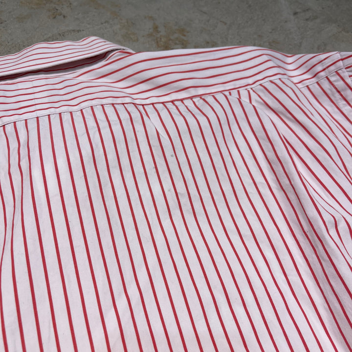 #4328 Ralph Lauren/ラルフローレン L/S Wide Spread Collar Shirts/ワイドスプレッドカラーシャツ/REGENT CLASSIC FIT/ストライプ柄/サイズ17 1/2 36/37