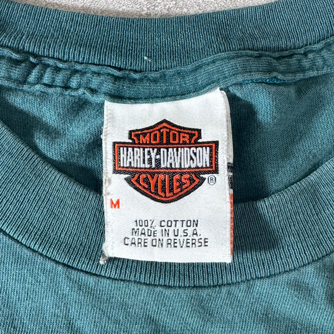 古着 USA製 Harley-Davidson ハーレーダビッドソン プリントTシャツ シングルステッチ サイズM