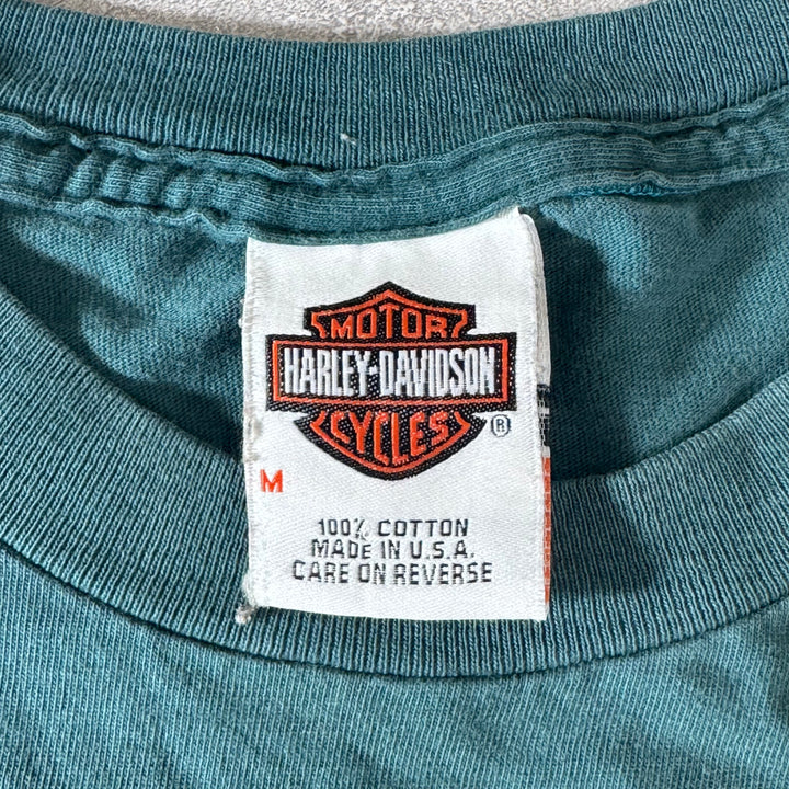 古着 USA製 Harley-Davidson ハーレーダビッドソン プリントTシャツ シングルステッチ サイズM