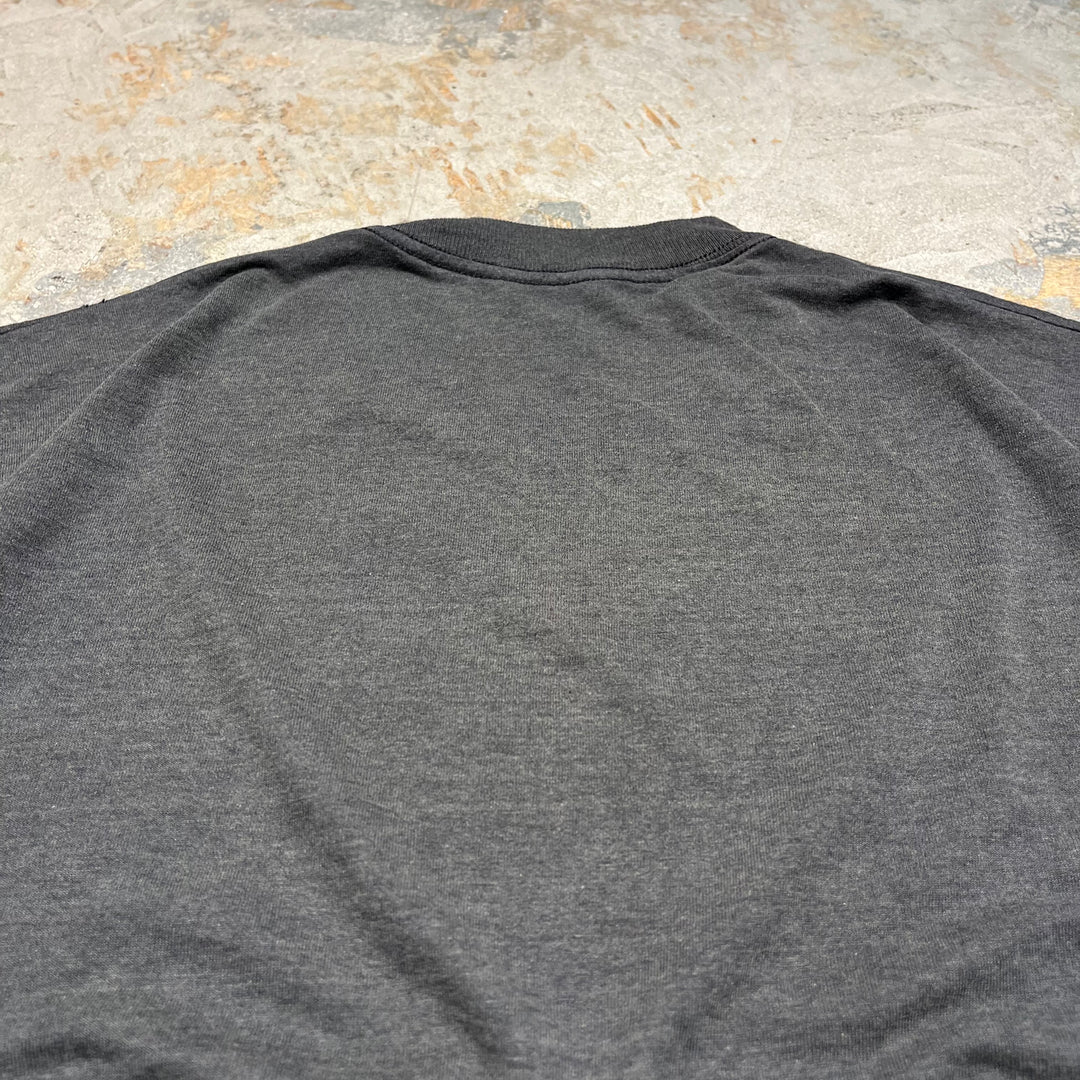 古着 leslies of luton/釣具店/魚/企業系/ヴィンテージ シングルステッチ Tシャツ/サイズL相当