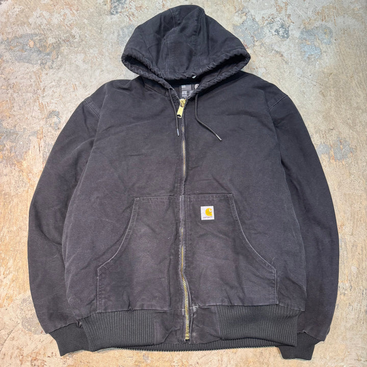 古着 USA製 Carhartt/ カーハート/ アクティブジャケット/ ダック地/ 裏地キルティング/ サイズL