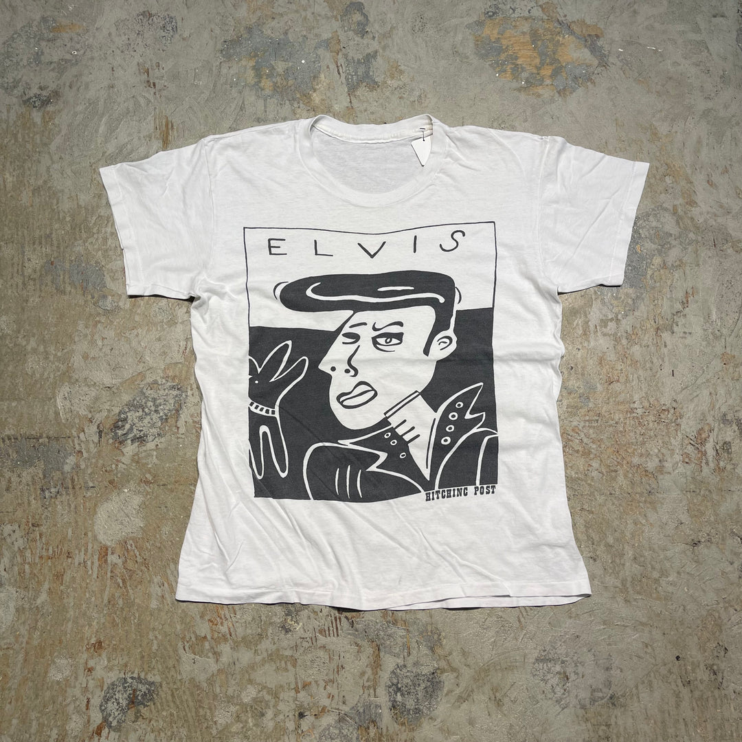 古着 USA製 90's エルビス・プレスリー / ヴィンテージ シングルステッチプリントTシャツ/サイズM相当