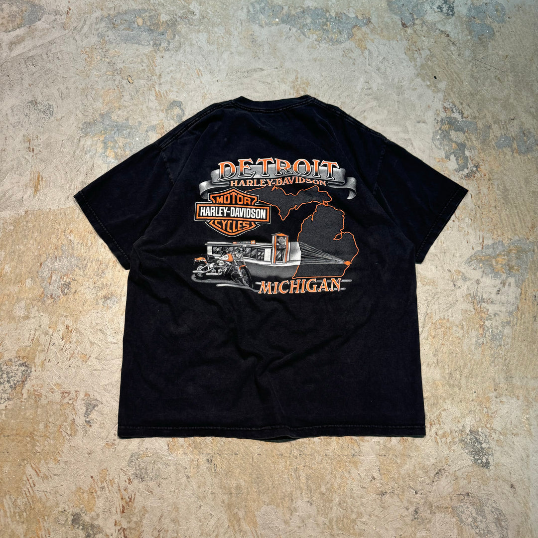 古着 USA製 Harley-Davidson/ハーレーダビッドソン/ プリントTシャツ/ サイズXL