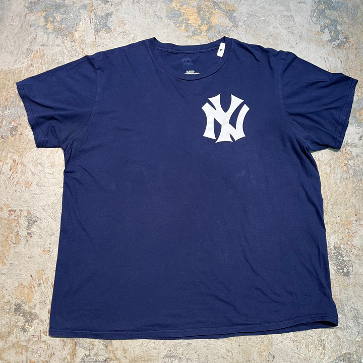 古着 Majestic/マジェスティック/New York Yankees/ニューヨーク ヤンキース/プリントTシャツ/ サイズXL