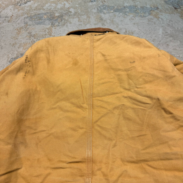 古着 carhartt/ カーハート/トラディショナルジャケット/ ダック地/ 裏地キルティング / サイズL