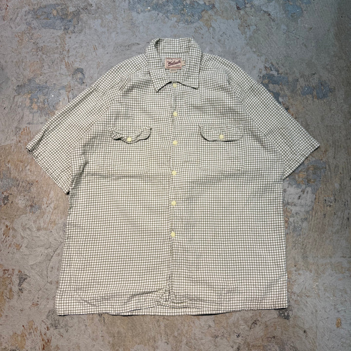 古着 Woolrich/ ウールリッチ/ 半袖シャツ/ チェック柄/ サイズXL