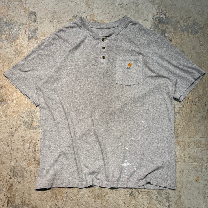 古着 Carhartt/ カーハート/ ポケット ロゴ Tシャツ/ サイズXXL相当